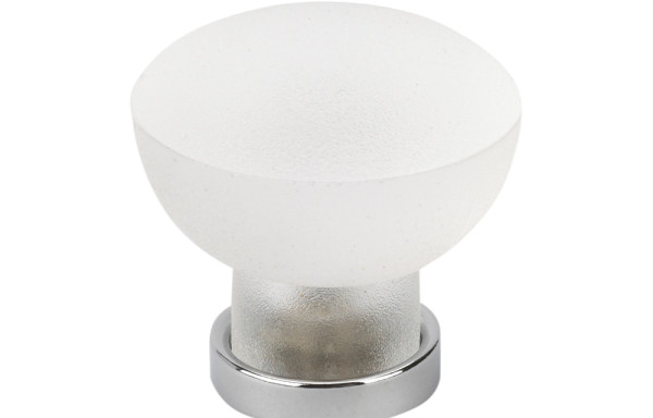 10783B3494 Round Pastic Knob Satin Nickel