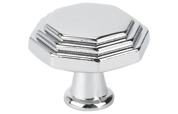 10819B40 Chrome Octagon Knob