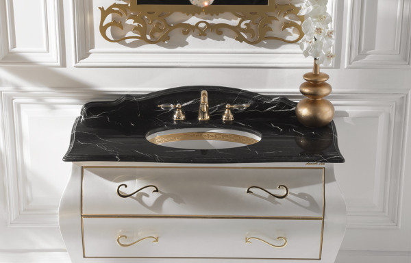 DEA WHITE & GOLD VANITY