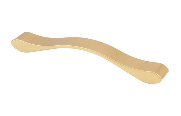 810661600903 Matte Brass wave pull