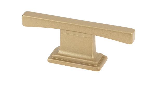 9133600160903 Matte Brass T-Handle cabinet knob